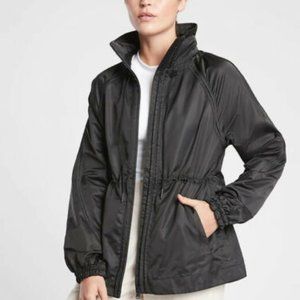 ATHLETA BLACK ESCAPE TRAVEL JACKET XL X LARGE NEW WITH TAGS
